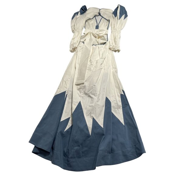 IQ Collection Chiara Dress in Blue - Picture 5 of 6